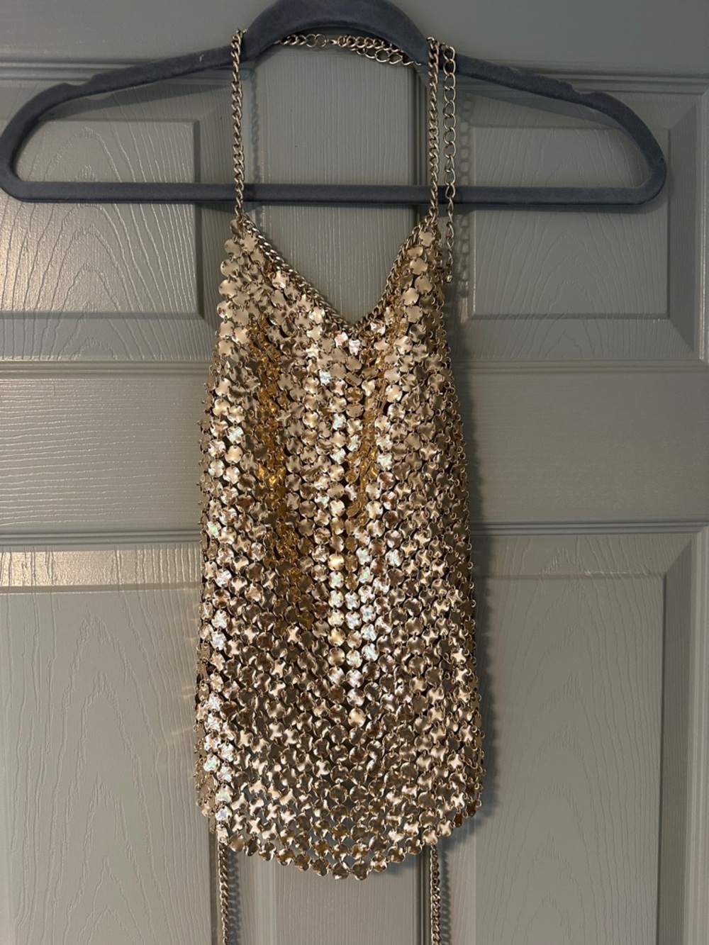 Gold Festival Chainmail Top